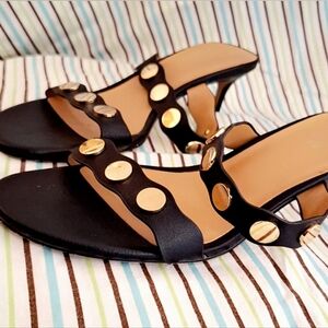 KENSIE, Sandal Heel, Gold-Tone Rivets, GUC
